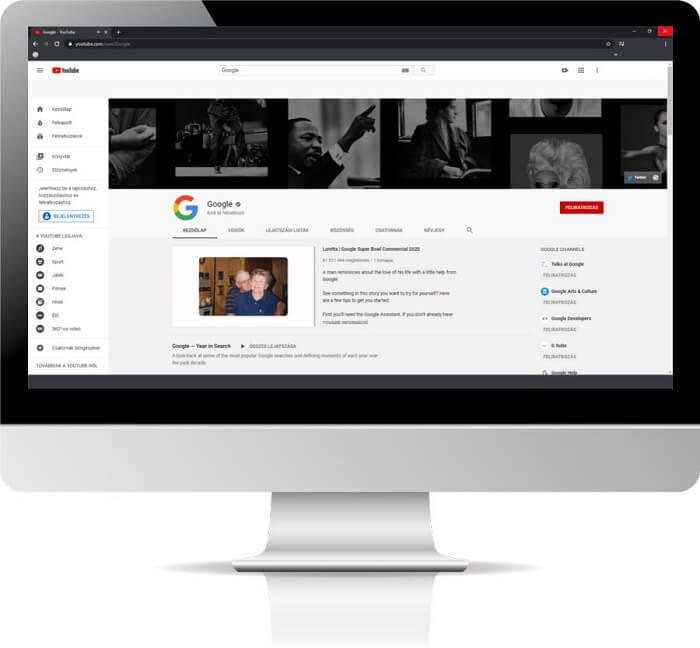 Youtube-Keresés Youtube